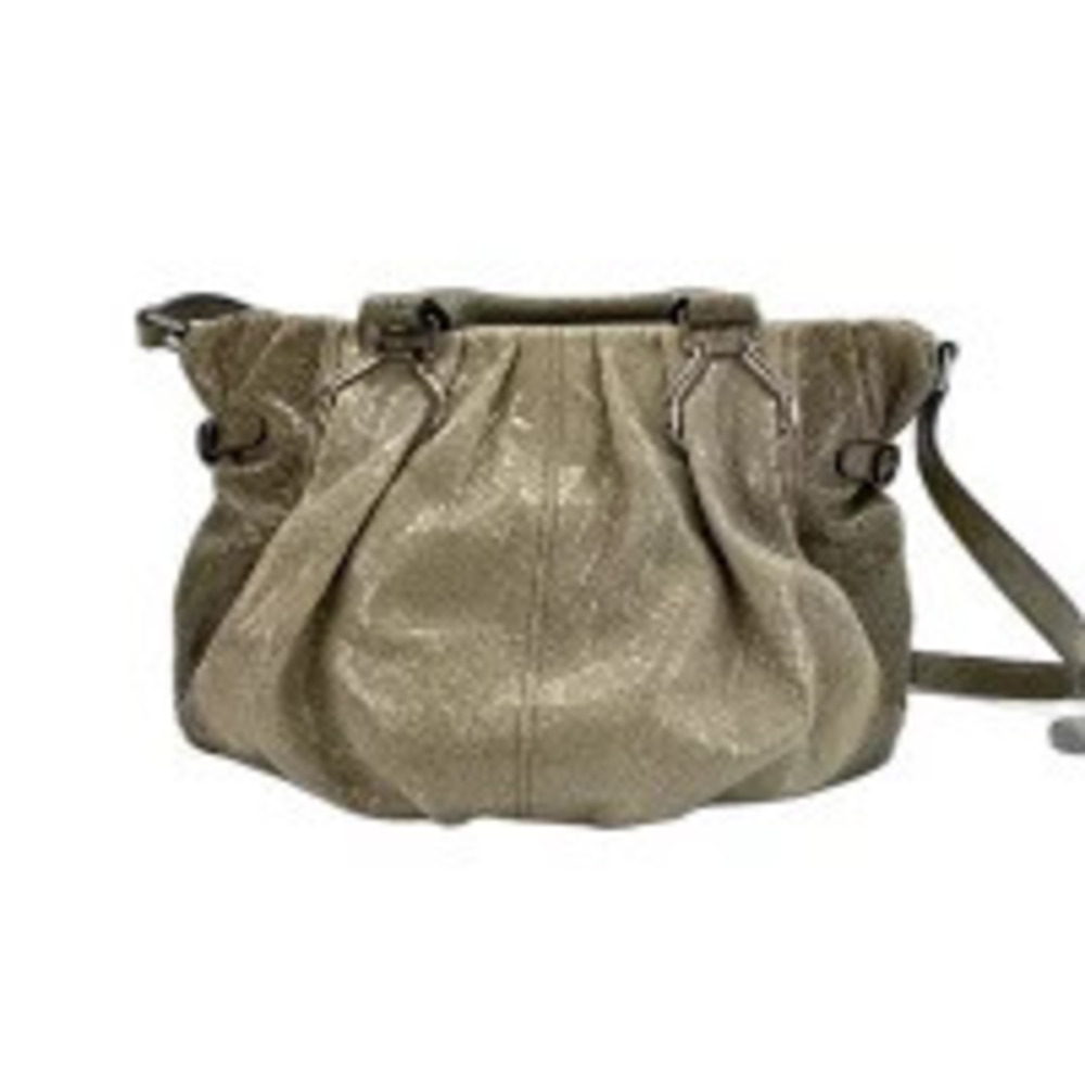 Celine Bittersweet Shoulder Bag Leather Khaki Green